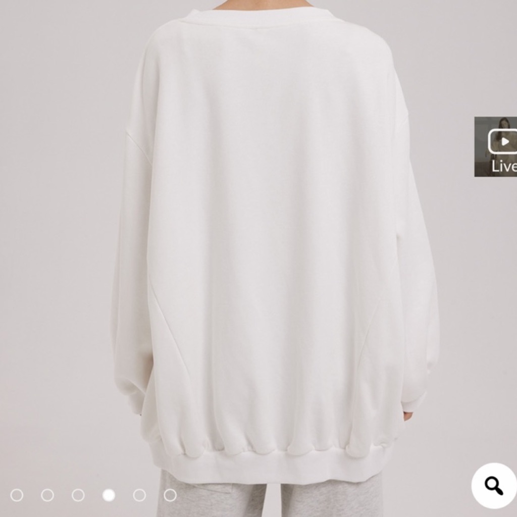 Nwt Nap Loungewear Oversized Mock Neck Sweater — image 4 of 8
